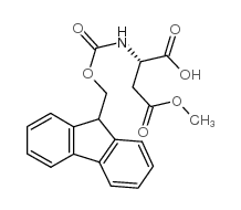Fmoc-Asp(OMe)-OH - Chemical structure and product image