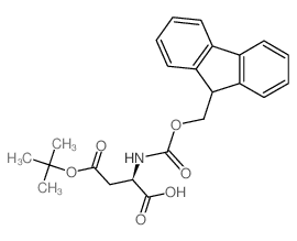 Fmoc-d-asp(otbu)-OH - Chemical structure and product image