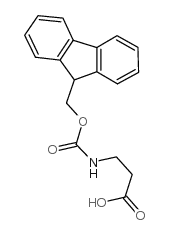Fmoc-beta-Ala-OH - Chemical structure and product image