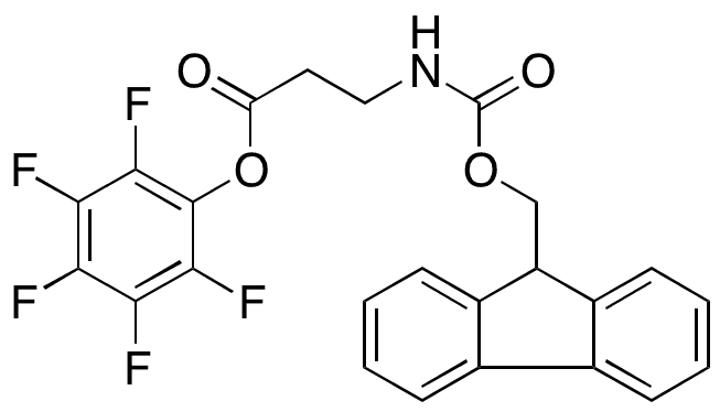 Fmoc-beta-Ala-OPfp - Chemical structure and product image