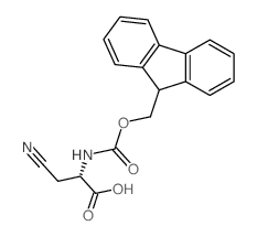 Fmoc-beta-cyano-l-alanine - Chemical structure and product image