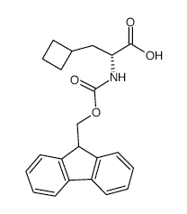 Fmoc-beta-cyclobutyl-d-ala-oh - Chemical structure and product image