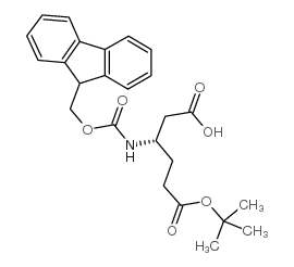 Fmoc-l-beta-homoglutamic acid 6-tert-butyl ester - Chemical structure and product image