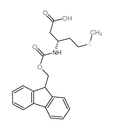 Fmoc-l-beta-homomethionine - Chemical structure and product image