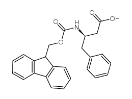 Fmoc-d-beta-homophenylalanine - Chemical structure and product image