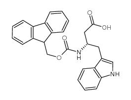 Fmoc-l-beta-homotryptophan - Chemical structure and product image