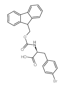 Fmoc-l-4-bromophenylalanine - Chemical structure and product image