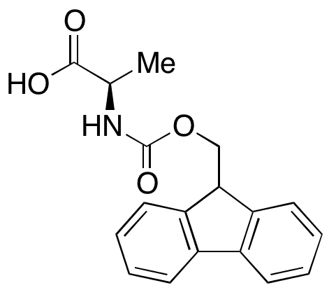 N-Fmoc-D-alanine - Chemical structure and product image