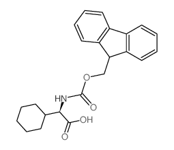 Fmoc-d-chg-oh - Chemical structure and product image