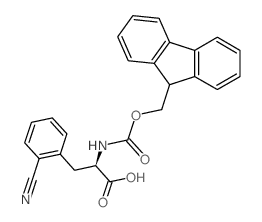 Fmoc-d-2-cyanophenylalanine - Chemical structure and product image