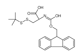 Fmoc-d-cys(stbu)-oh - Chemical structure and product image