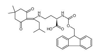 Fmoc-d-dab(ivdde)-oh - Chemical structure and product image