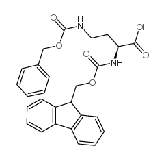 Fmoc-dab(z)-oh - Chemical structure and product image