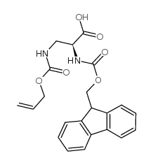 Fmoc-dap(alloc)-oh - Chemical structure and product image