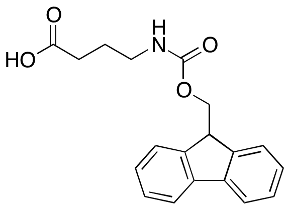 Fmoc-4-aminobutanoic Acid - Chemical structure and product image