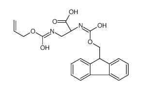 Fmoc-d-dap(aloc)-oh - Chemical structure and product image