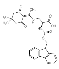 Fmoc-dap(dde)-oh - Chemical structure and product image