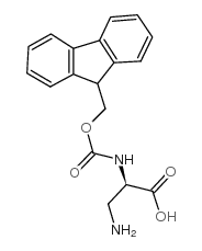 Fmoc-d-dap-oh - Chemical structure and product image