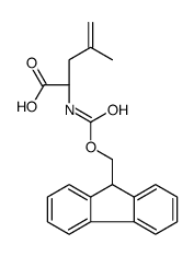 Fmoc-4,5-dehydro-d-leu-oh - Chemical structure and product image