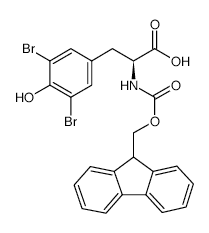 Fmoc-3,5-dibromo-tyr-oh - Chemical structure and product image