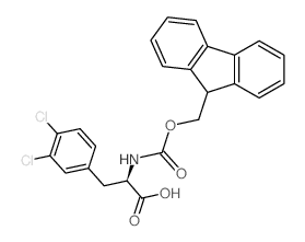 Fmoc-d-3,4-dichlorophe - Chemical structure and product image