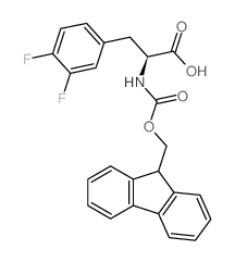 Fmoc-3,4-difluoro-L-phenylalanine - Chemical structure and product image