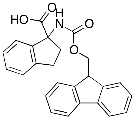N-Fmoc-DL-1-aminoindane-1-carboxylic Acid - Chemical structure and product image