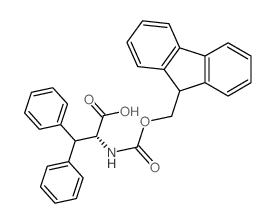 Fmoc-d-3,3-diphenylalanine - Chemical structure and product image
