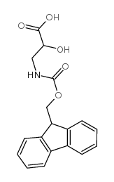 Fmoc-dl-isoser-oh - Chemical structure and product image