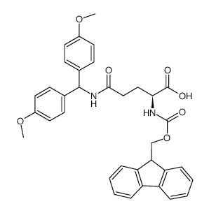 Fmoc-Gln(Mbh)-OH - Chemical structure and product image