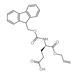 Fmoc-d-glu-oall - Chemical structure and product image