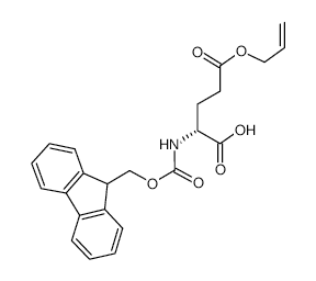 Fmoc-d-glu(oall)-oh - Chemical structure and product image