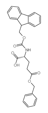 Fmoc-d-glu(obzl)-oh - Chemical structure and product image