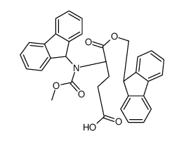 Fmoc-d-glu-ofm - Chemical structure and product image
