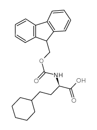 Fmoc-d-homocyclohexylalanine - Chemical structure and product image