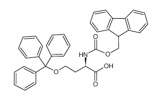 Fmoc-d-hse(trt)-oh - Chemical structure and product image