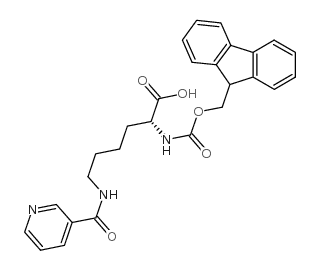 Fmoc-d-lys(nic)-oh - Chemical structure and product image