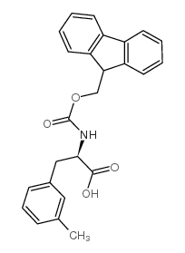 Fmoc-d-3-methylphenylalanine - Chemical structure and product image