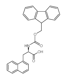 Fmoc-d-1-naphthylalanine - Chemical structure and product image