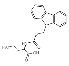 Fmoc-d-nva-oh - Chemical structure and product image