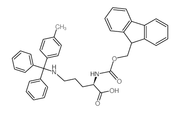 Fmoc-d-orn(mtt)-oh - Chemical structure and product image