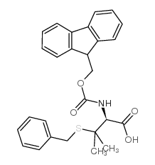 Fmoc-d-pen(bzl)-oh - Chemical structure and product image