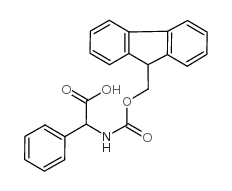 Fmoc-d-phg-oh - Chemical structure and product image