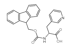 Fmoc-d-3-pyridylalanine - Chemical structure and product image