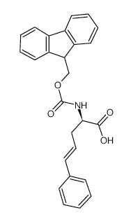 Fmoc-d-styrylalanine - Chemical structure and product image