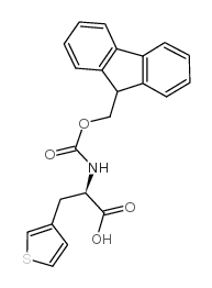 Fmoc-d-3-thienylalanine - Chemical structure and product image