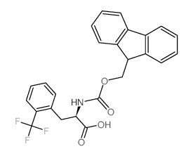 Fmoc-d-2-trifluoromethylphenylalanine - Chemical structure and product image