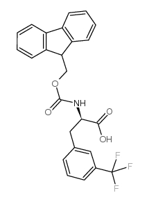 Fmoc-d-3-trifluoromethylphenylalanine - Chemical structure and product image