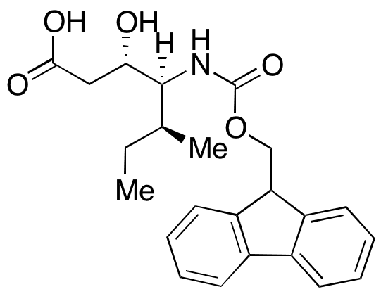 Fmoc-(3S,4S,5S)-4-amino-3-hydroxy-5-methylheptanoic Acid - Chemical structure and product image