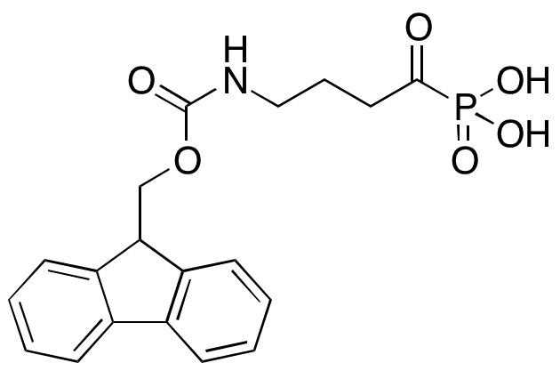 N-Fmoc 4-Amino-1-oxo-butane 1-Phosphonic Acid - Chemical structure and product image